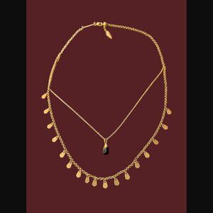 Kendra Sccott Frieda Retired Golden Obsidian 24k Gold Over Brass 19" Necklace